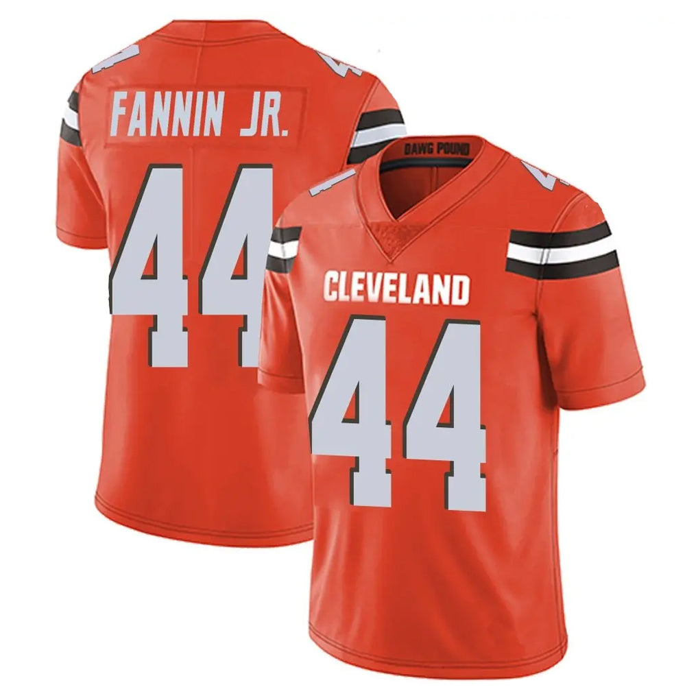 C.Browns #44 Harold Fannin Jr. Player Orange Alternate Vapor Untouchable Limited Home Game Ldoa Stitched Jerseys