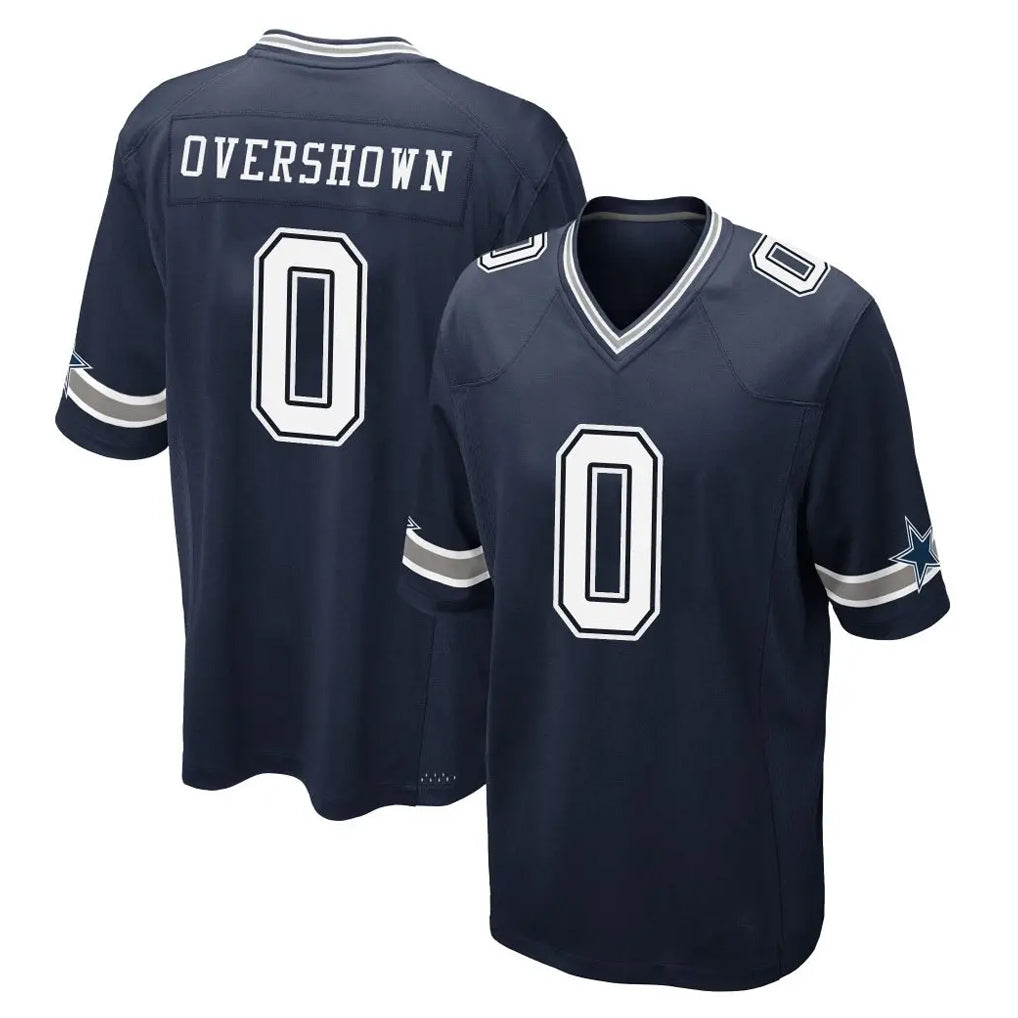 D.Cowboys #0 DeMarvion Overshown Player Navy Home Game Ldoa Stitched Jerseys