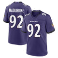 B.Ravens #92 Nnamdi Madubuike Player Purple Home Game Ldoa Stitched Jerseys
