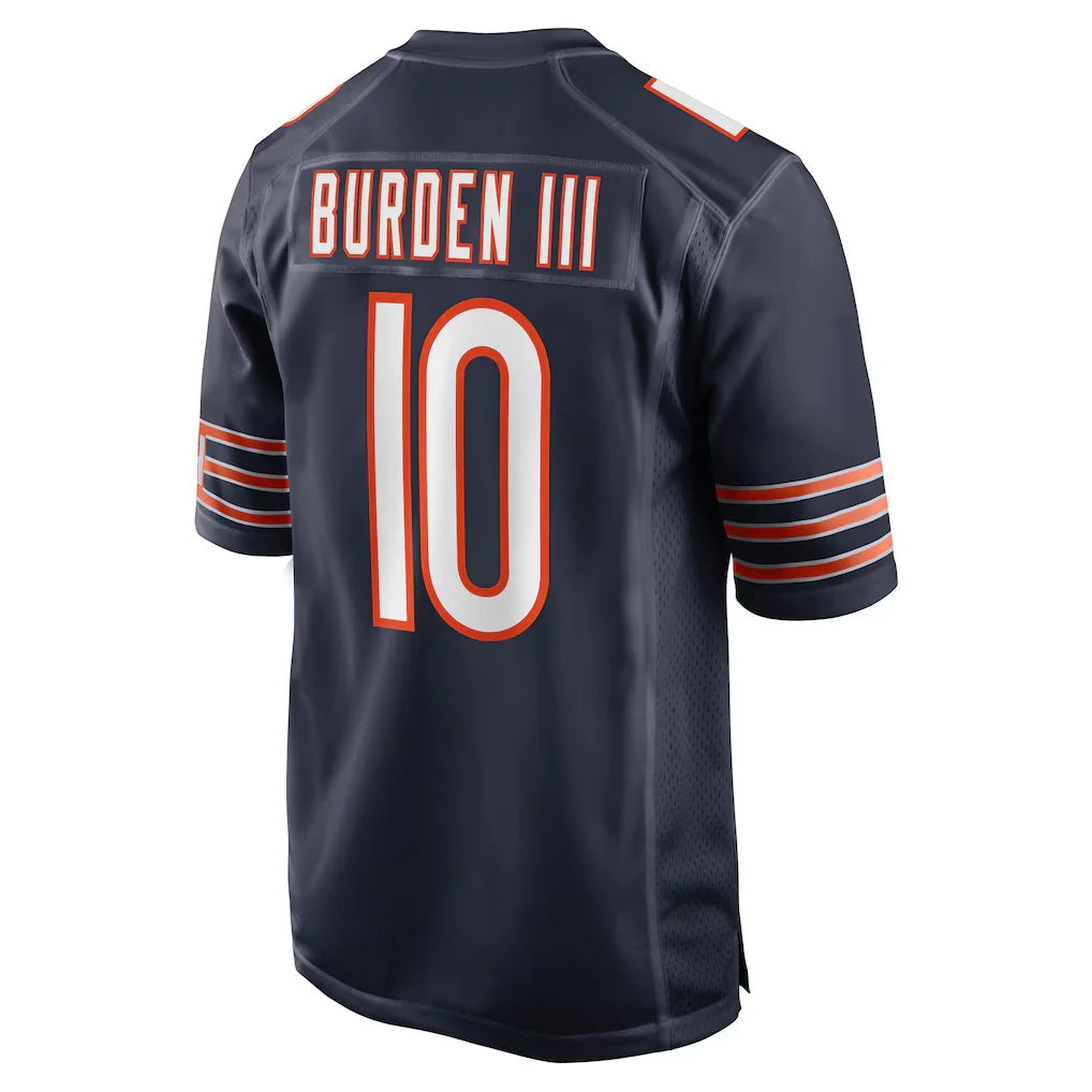 C.Bears #10 Luther Burden III Player Navy Home Game Ldoa Stitched Jerseys
