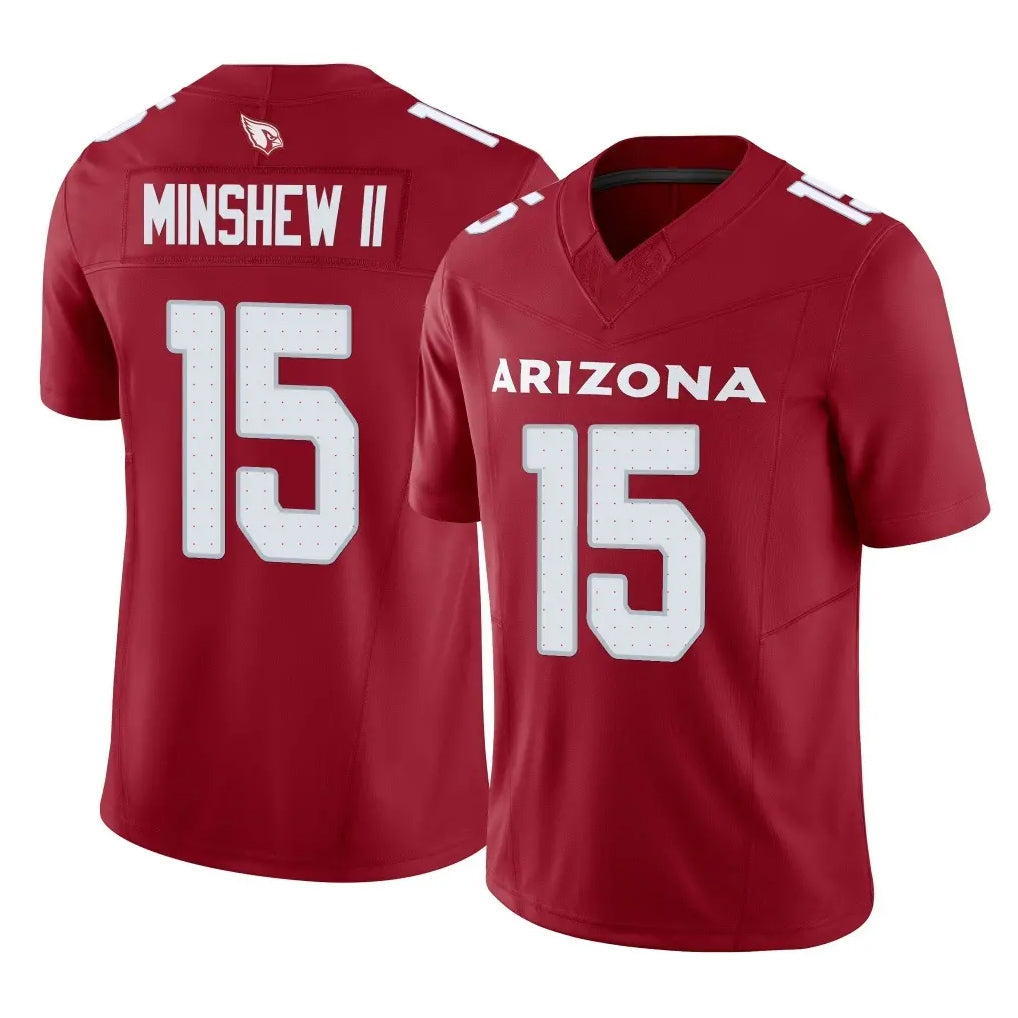 A.Cardinals #15 Gardner Minshew II Player Cardinal Vapor F.U.S.E. Limited Home Game Ldoa Stitched Jerseys