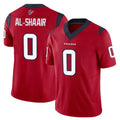 H.Texans #0 Azeez Al-Shaair Player Red Limited Vapor F.U.S.E. Home Game Ldoa Stitched Jerseys