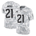 D.Broncos #21 Riley Moss Player Arctic Camo Salute To Service Limited Ldoa Stitched Jerseys