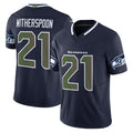 S.Seahawks #21 Devon Witherspoon Player Navy Rivalries Vapor Limited Home Game Ldoa Stitched Jerseys