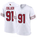 A.Cardinals #91 L.J. Collier Player White Game Home Ldoa Stitched Jerseys