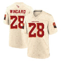 A.Cardinals #28 Andrew Wingard Player Cream Rivalries Collection Game Stitched Jerseys