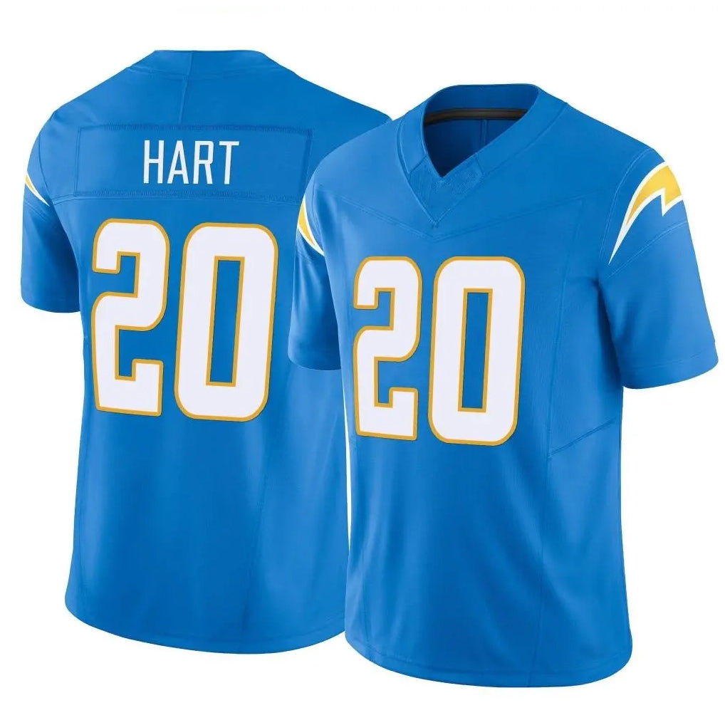LA.Chargers #20 Cam Hart Player Blue Limited Vapor F.U.S.E. Home Game Ldoa Stitched Jerseys
