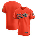 B.Orioles Blank Player Orange Limited Elite Home Game Ldoa Stitched Jerseys