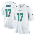M.Dolphins #17 Trey Moore Player White Home Game Ldoa Stitched Jerseys
