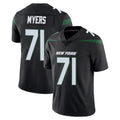 NY.Jets #71 Josh Myers Player Stealth Black Limited Vapor Home Game Ldoa Stitched Jerseys