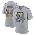 B.Ravens #24 Malaki Starks Player Gray Color Rush Vapor Untouchable Game Ldoa Stitched Jerseys