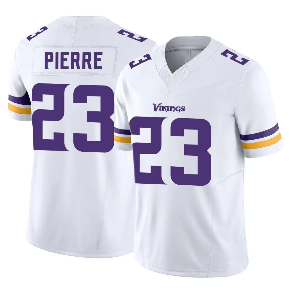 M.Vikings #23 James Pierre Player White Limited Vapor F.U.S.E. Home Game Ldoa Stitched Jerseys