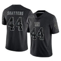 NY.Giants #44 Cam Skattebo Player Black Limited Reflective Home Game Ldoa Stitched Jerseys