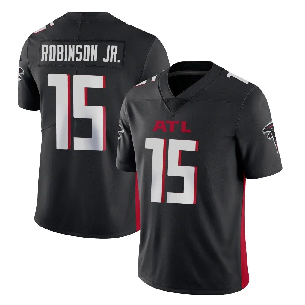 A.Falcons #15 Brian Robinson Player Black Vapor Untouchable Limited Home Game Ldoa Stitched Jerseys