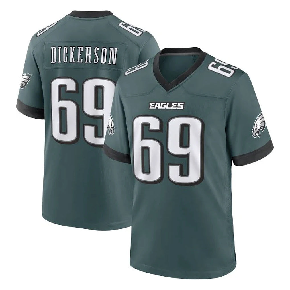 P.Eagles #69 Landon Dickerson Player Green Home Game Ldoa Stitched Jerseys