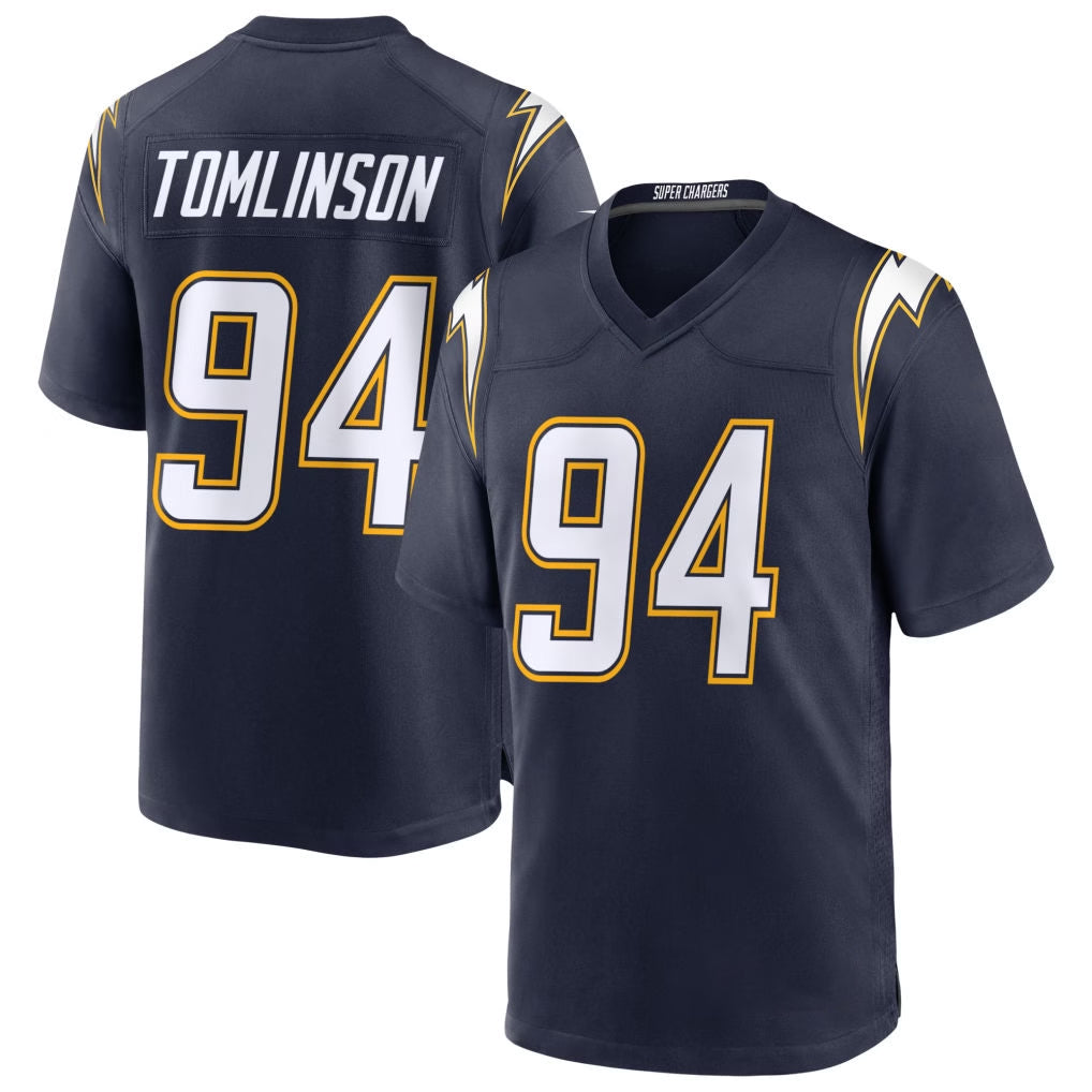 LA.Chargers #94 Dalvin Tomlinson Player Navy Alternate Home Game Ldoa Stitched Jerseys