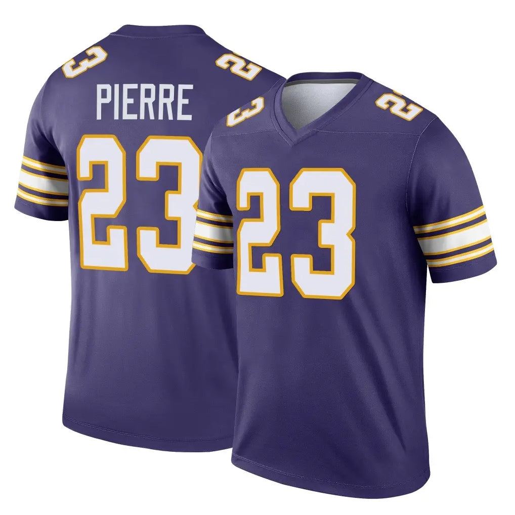 M.Vikings #23 James Pierre Player Purple Limited Classic Home Game Ldoa Stitched Jerseys