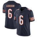 C.Bears #6 Kyler Gordon Player Navy Vapor Untouchable Limited Home Game Ldoa Stitched Jerseys