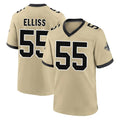 NO.Saints #55 Kaden Elliss Player Gold Home Game Ldoa Stitched Jerseys