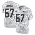 S.Seahawks #67 Charles Cross Player Arctic Camo Limited Salute To Service Home Game Ldoa Stitched Jerseys