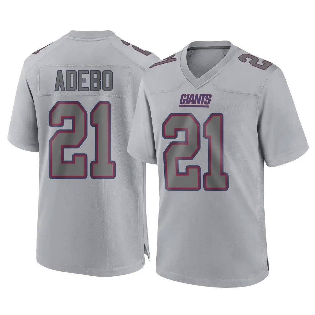 NY.Giants #21 Paulson Adebo Player Gray Atmosphere Fashion Limited Game Ldoa Stitched Jerseys