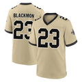 NO.Saints #23 Julian Blackmon Player Gold Home Game Ldoa Stitched Jerseys