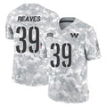W.Commanders #39 Jeremy Reaves Player Arctic Camo Limited Salute To Service Home Game Ldoa Stitched Jerseys