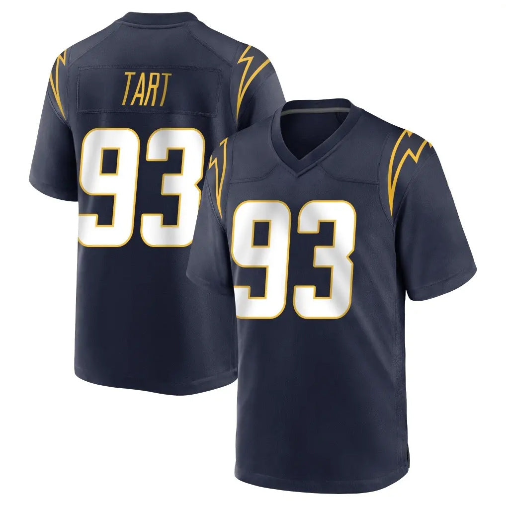 LA.Chargers #93 Teair Tart Player Navy Home Game Ldoa Stitched Jerseys