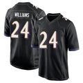 B.Ravens #24 Malaki Starks Player Black Home Game Ldoa Stitched Jerseys