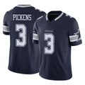 D.Cowboys #3 George Pickens Player Navy Limited Vapor F.U.S.E. Home Game Ldoa Stitched Jerseys