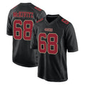 SF.49ers #68 Colton McKivitz Player Black Fashion Home Game Ddoa Stitched Jerseys