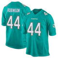 M.Dolphins #44 Chop Robinson Player Aqua Team Color Home Game Ldoa Stitched Jerseys