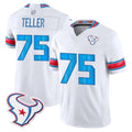 H.Texans #75 Wyatt Teller Player Whtie 2026 Rivalries Vapor Limited Home Game Ldoa Stitched jerseys