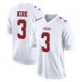 SF.49ers #3 Christian Kirk Player White Fashion Home Game Ldoa Stitched Jerseys
