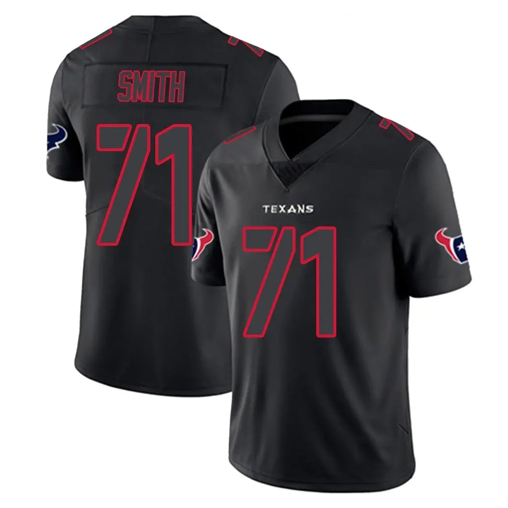 H.Texans #71 Braden Smith Player Black Impact Limited Game Ldoa Stitched Jerseys