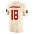 A.Cardinals #18 Marvin Harrison Jr. Player Cream Rivalries Collection Vapor Limited Home Game Ldoa Stitched Jerseys