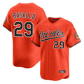 B.Orioles #29 Samuel Basallo Player Orange Limited Home Game Ldoa Stitched Jerseys