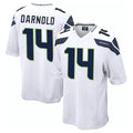 S.Seahawks #14 Sam Darnold Player White Home Game Ldoa Stitched Jerseys