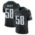 P.Eagles #58 Jalyx Hunt Player Black Limited Vapor Untouchable Home Game Ldoa Stitched Jerseys
