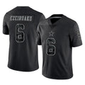 D.Cowboys #6 Donovan Ezeiruaku Player Black Limited Reflective Home Game Kdoa Stitched Jerseys