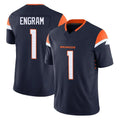 D.Broncos #1 Evan Engram Player Navy Limited Vapor F.U.S.E. Home Game Ldoa Stitched Jerseys