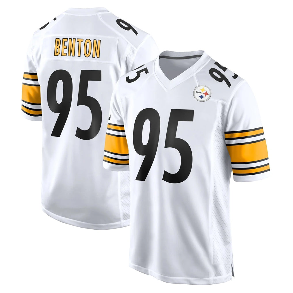 P.Steelers #95 Keeanu Benton Player White Home Game Ldoa Stitched Jerseys