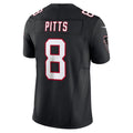 A.Falcons #8 Kyle Pitts Sr. Player Black Vapor F.U.S.E. Limited Ldoa Stitched Jerseys