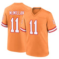 TB.Buccaneers #11 Jalen McMillan Player Orange Throwback Home Game Ldoa Stitched Jerseys