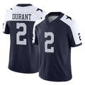 D.Cowboys #2 Cobie Durant Player Navy-White Limited Alternate Vapor F.U.S.E. Home Game Kdoa Stitched Jerseys
