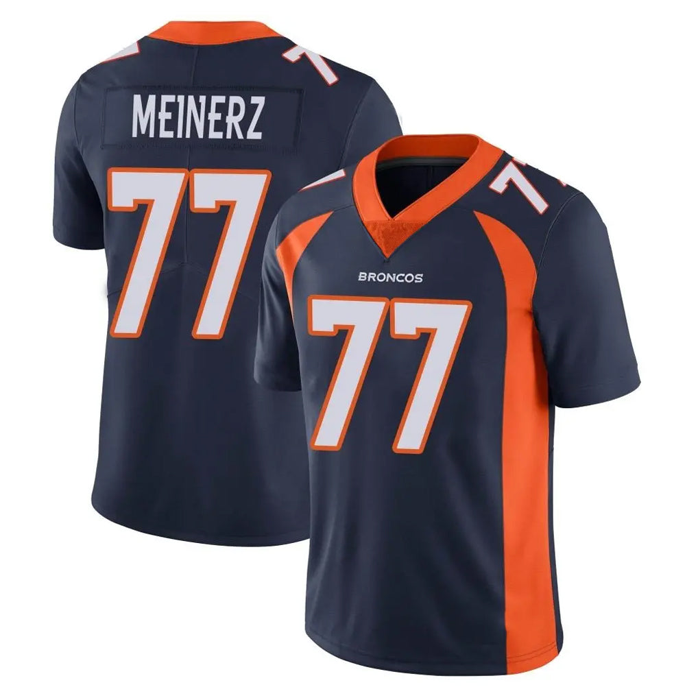 D.Broncos #77 Quinn Meinerz Player Navy Vapor Untouchable Limited Game Ldoa Stitched Jerseys