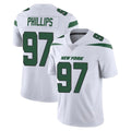 NY.Jets #97 Harrison Phillips Player White Spotlight Limited Vapor Home Game Ldoa Stitched Jerseys