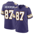 M.Vikings #87 T.J. Hockenson Player Purple Classic Home Game Ldoa Stitched Jerseys
