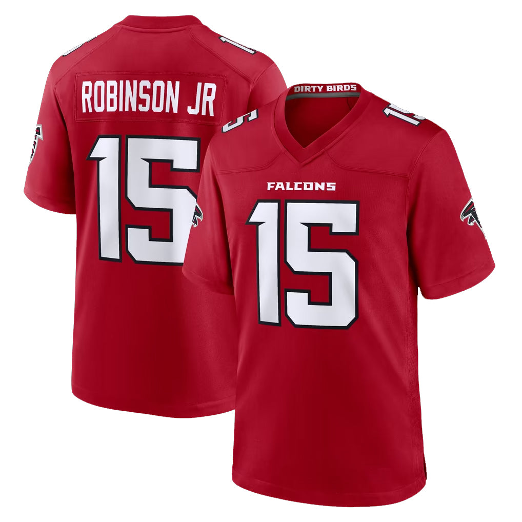 A.Falcons #15 Brian Robinson Player Red Team Color Home Game Ldoa Stitched Jerseys
