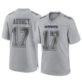 D.Cowboys #17 Brandon Aubrey Player Gray Atmosphere Fashion Home Game Ldoa Stitched Jerseys